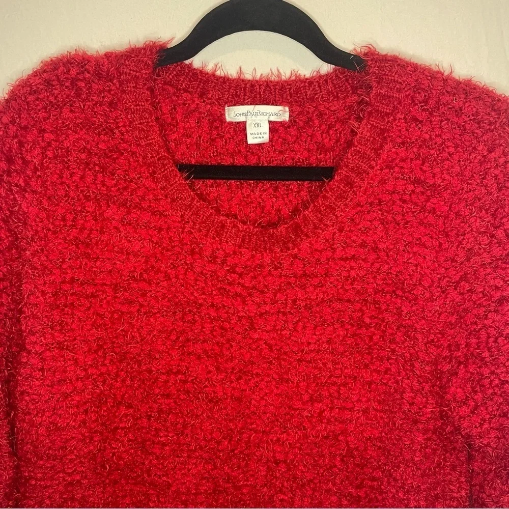 JohnPaulRichard XXL Women’s Red Sweater